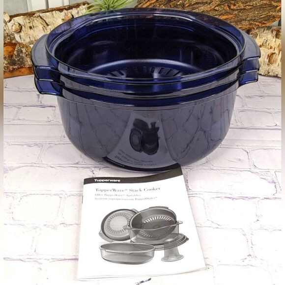 Tupperware TupperWave® Stack Cooker - Cobalt Blue - Picture 3 of 13